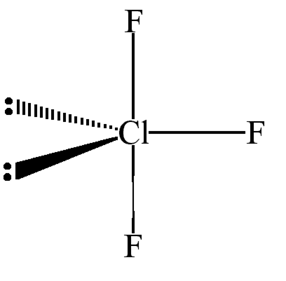 Схема образования clf3