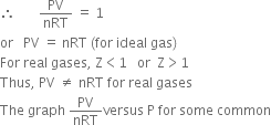 Compressibility factor (z): real gases deviate from ideal behav-Turito