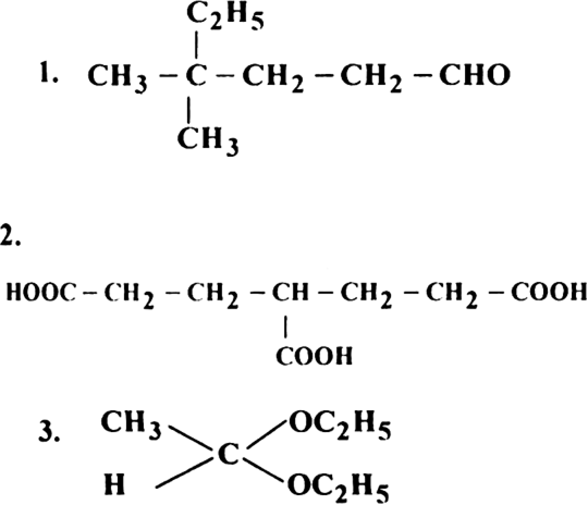 Give systematic IUPAC names for the following compounds: - Zigya