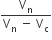 fraction numerator straight V subscript straight n over denominator straight V subscript straight n space minus space straight V subscript straight c end fraction