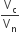 straight V subscript straight c over straight V subscript straight n