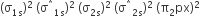 left parenthesis straight sigma subscript 1 straight s end subscript right parenthesis squared space left parenthesis straight sigma to the power of asterisk times subscript 1 straight s end subscript right parenthesis squared space left parenthesis straight sigma subscript 2 straight s end subscript right parenthesis squared space left parenthesis straight sigma to the power of asterisk times subscript 2 straight s end subscript right parenthesis squared space left parenthesis straight pi subscript 2px right parenthesis squared