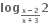 bold log subscript begin inline style fraction numerator bold x bold minus bold 2 over denominator bold x bold plus bold 3 end fraction end style end subscript bold 2