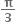 fraction numerator begin display style bold pi end style over denominator begin display style bold 3 end style end fraction