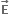 bold E with bold rightwards arrow on top