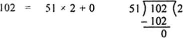 
Given integers are 867 and 255.
Clearly 867 > 255
Therefore, by ap