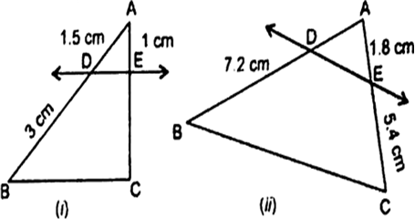 E and F are points on the sides PQ and PR respectively of a △PQR