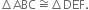 increment ABC approximately equal to increment DEF.