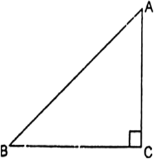 
∴    AB2 = AC2 + BC2⇒    AB2 = AC2 + AC2[∵ BC = AC]??