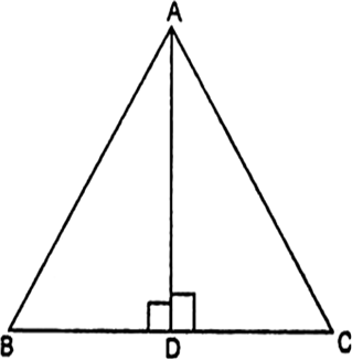 
Given: Equilateral triangle ABC in which AD is a altitude drawn to th