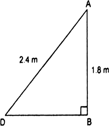 
Length of the string lhat she has out[Using Pythagoras theorem]Hence,