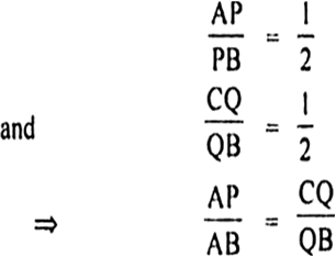 
ABCD is a quadrilateral in which P, Q, R, S are the points of trisect