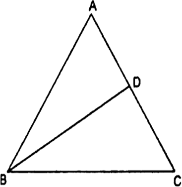 
Given: ∆ABC, in which AB AC. D is a point on AC such that BC2 = AC