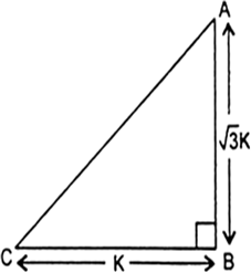 
We have,Let Using Pythagoras theorem, we haveAC = 2KSo,AC = 2K   a