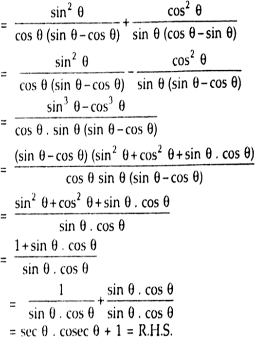 
Hence, L.H.S. = R.H.S.
