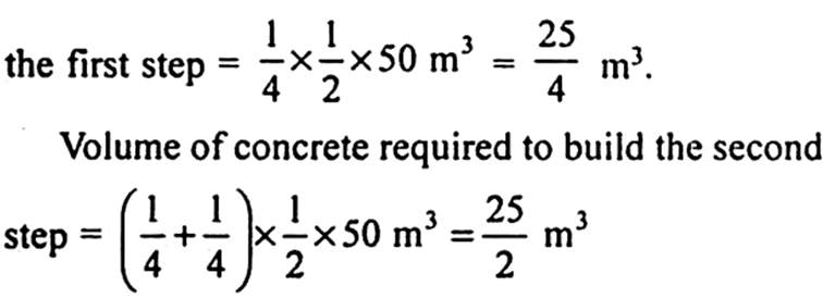 
Volume of the concrete required to buildVolume of concrete required t