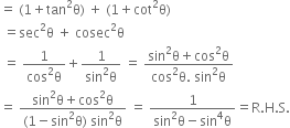 Prove The Following Identity From Mathematics Introduction To Trigonometry Class 10 Cbse