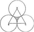 
Let each side of the triangle = a cm. ThenArea   =  
Thus radius of