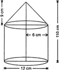 
Let r cm be the radius and h cm be the height of a cone thenr = 6 cm,