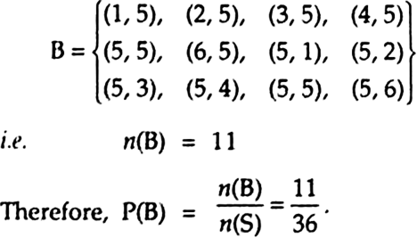 
When a die is thrown twice, then possible outcomes are(0 Let A be the