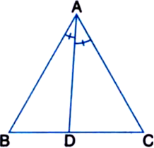 
Given: AD is the bisector of ∠A of ∆ABCTo Prove: AB >  DBProo