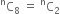 straight C presuperscript straight n subscript 8 space equals space straight C presuperscript straight n subscript 2