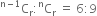 straight C presuperscript straight n minus 1 end presuperscript subscript straight r colon straight C presuperscript straight n subscript straight r space equals space 6 colon 9