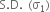 straight S. straight D. space left parenthesis straight sigma subscript 1 right parenthesis