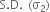 straight S. straight D. space left parenthesis straight sigma subscript 2 right parenthesis