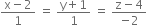 fraction numerator straight x minus 2 over denominator 1 end fraction space equals space fraction numerator straight y plus 1 over denominator 1 end fraction space equals space fraction numerator straight z minus 4 over denominator negative 2 end fraction