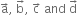 straight a with rightwards arrow on top comma space straight b with rightwards arrow on top comma space straight c with rightwards arrow on top space and space straight d with rightwards arrow on top