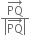 fraction numerator PQ with rightwards arrow on top over denominator open vertical bar PQ with rightwards arrow on top close vertical bar end fraction