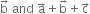 straight b with rightwards arrow on top space and space straight a with rightwards arrow on top plus straight b with rightwards arrow on top plus straight c with rightwards arrow on top