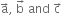 straight a with rightwards arrow on top comma space straight b with rightwards arrow on top space and space straight c with rightwards arrow on top