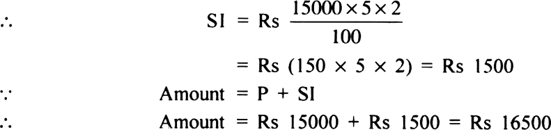 


Note: I. When interest is calculated on the amount of previous year