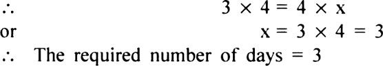 
Solution: More is the number of persons, less is the time to complete