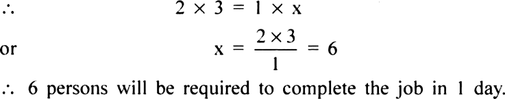 
(i) Let the time taken by the remaining persons to complete the job b