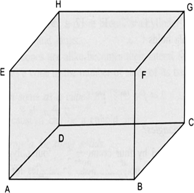 
Consider the following cuboid ABCDEFGH:
Case I: The given cuboid has: