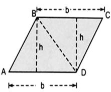 
The diagonal BD of quadrilateral ABCD is joined and it divides the qu