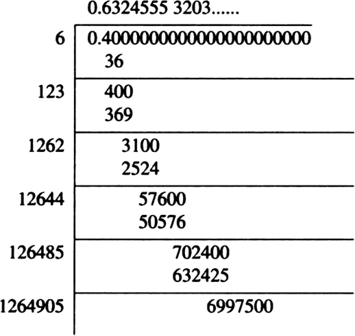 
which is an irrational number since the decimal expansion is non-term