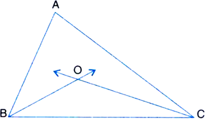 
∵ BO is the bisector of ∠ABC.∵ CO is the bisector of ∠ACB
In 