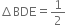 increment BDE equals 1 half