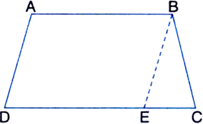 
Given: ABCD is a trapezium whose two non-parallel sides AD and BC are