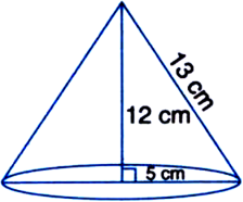 
The solid obtained will be a right circular cone whose radius of the 