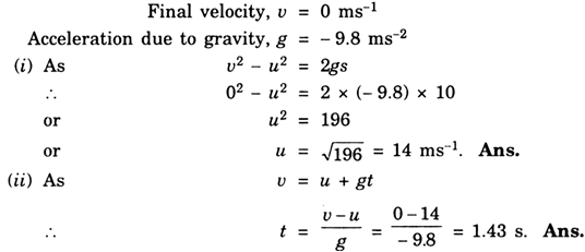 Using the equation g = Gm/r2 and knowing the value of G, calcula