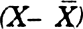 
(i) Calculation of Standard Deviation by Actual Mean Method :

X


d 