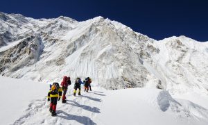 Mount Everest - The Highest Mountain Peak in the World.