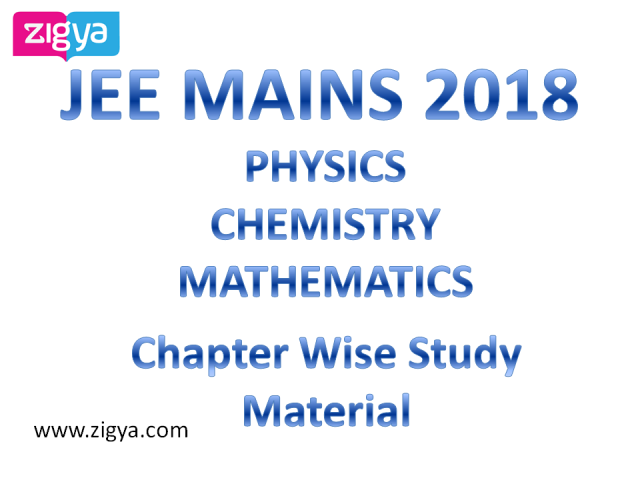 Useful Links For The Preparation Of JEE Main 2018